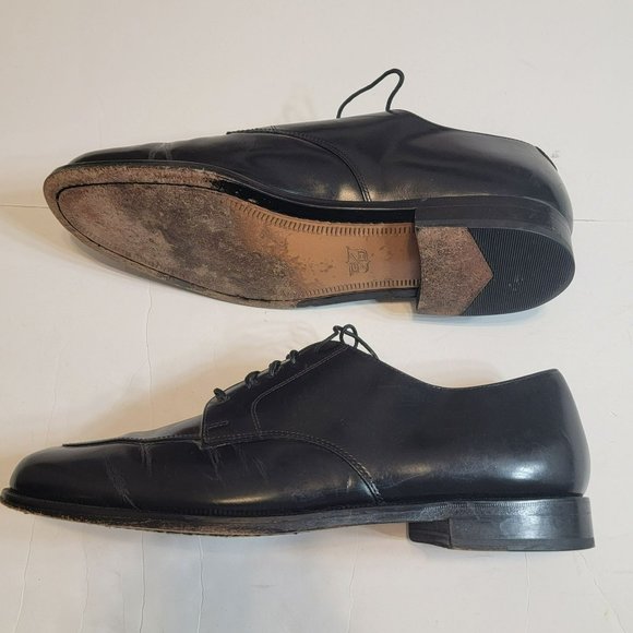 Colehan Dress Shoe, Men\'s 12D, Black Leather, Lace Up, Split Toe main image 8